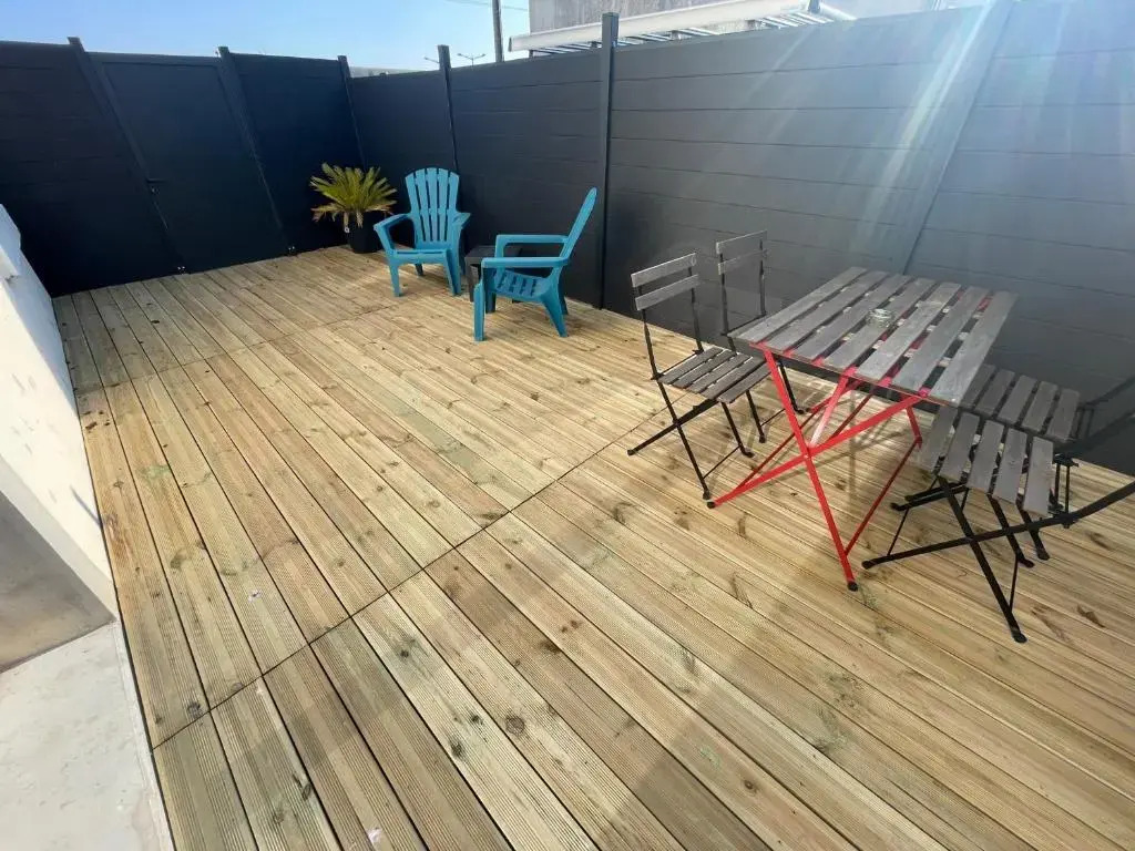 Logement avec terrasse,4 pers, parking