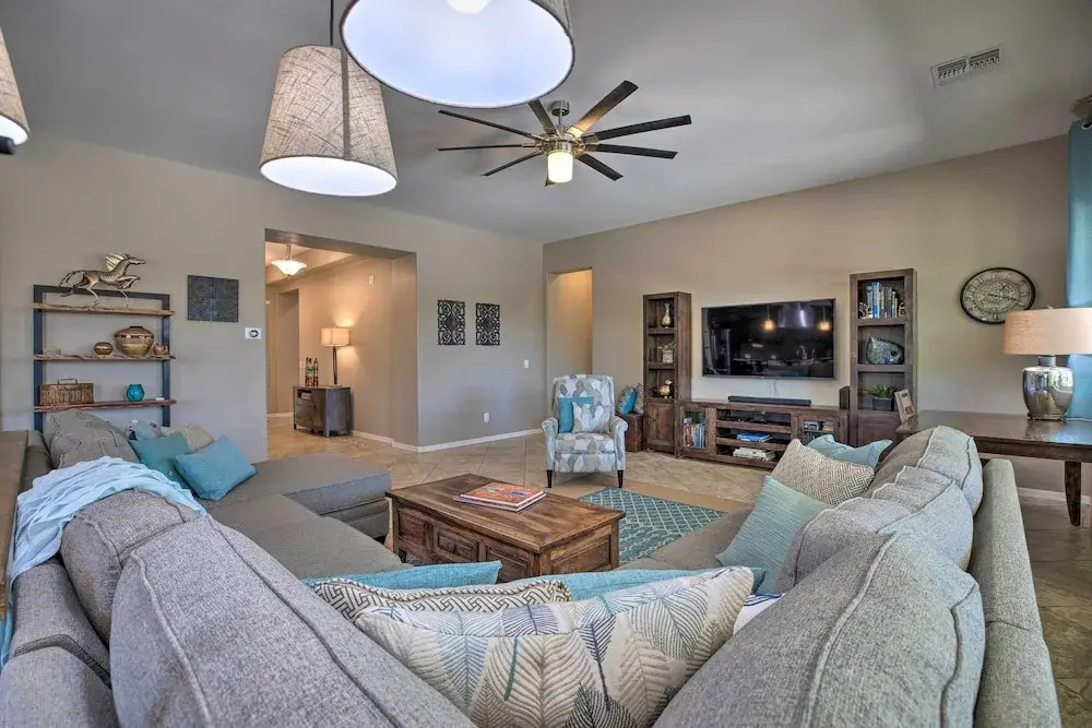 Modern Azure Home w/ Beautiful Patio, Pool & Spa!