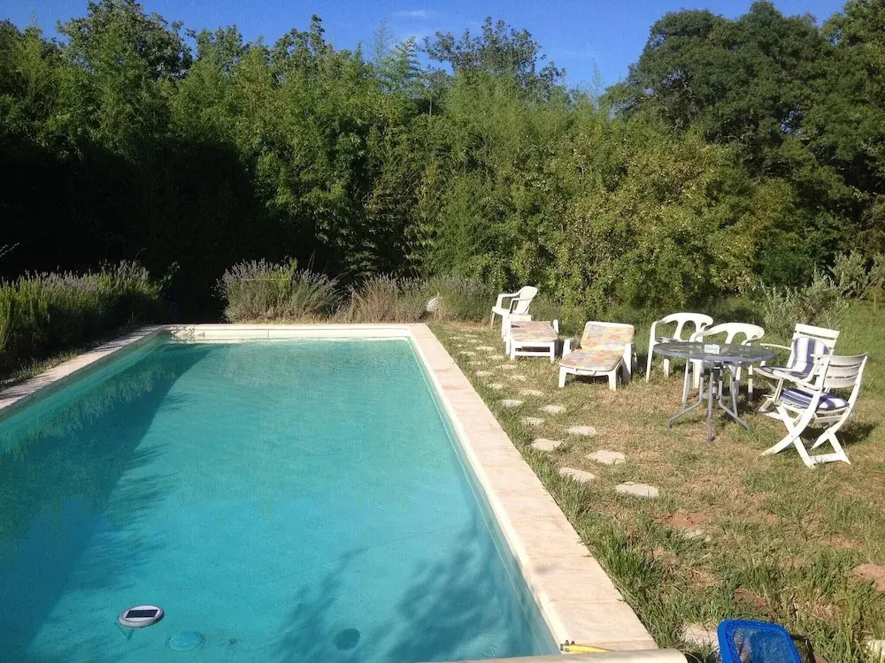 House With 2 Bedrooms in Gonfaron, With Wonderful Mountain View, Pool