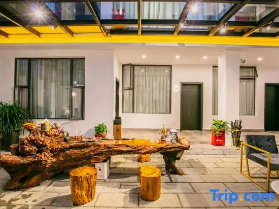 Haiyue Xiaozhu Free·Full Intelligent Black Light French Boyin Mountain Residence