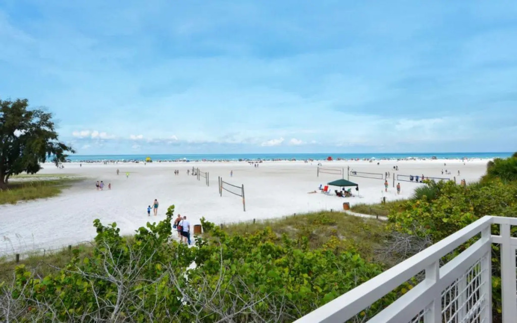 Steps to #1 Beach in America Siesta Beach