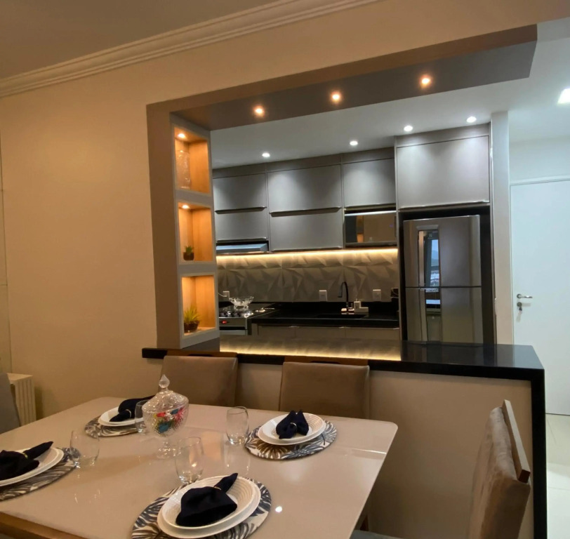 Apartamento em Bertioga com varanda gourmet