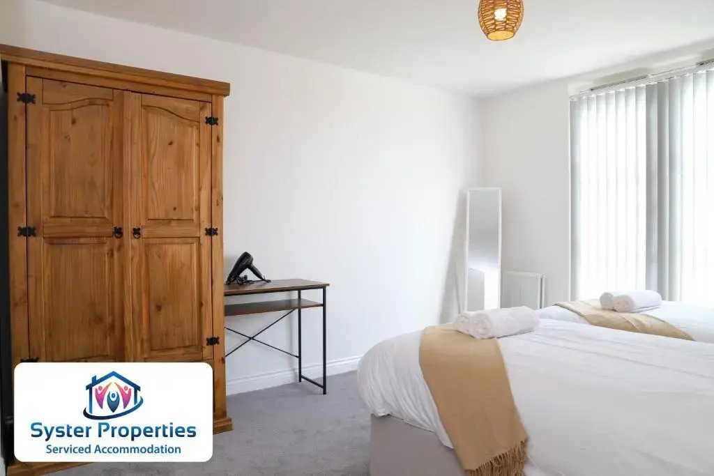 Syster Properties Modern Leicester Stay with Free Parking LE2 Area