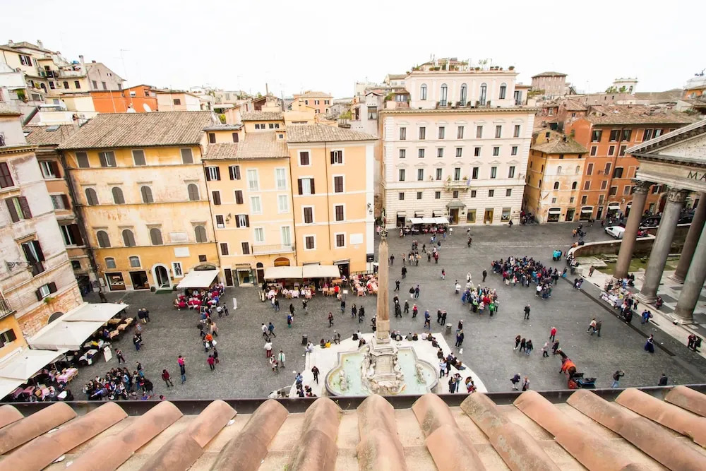 Pantheon View from Terrace Apartment