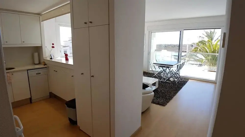 Apartment With 3 Bedrooms in Roses, With Wonderful City View, Pool Access, Furnished Terrace - 1 km From the Beach