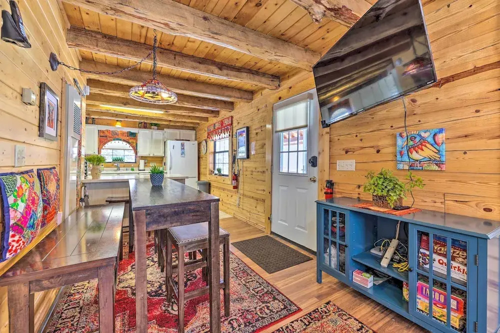 Rustic Duck Creek Village Cabin w/ Fire Pit