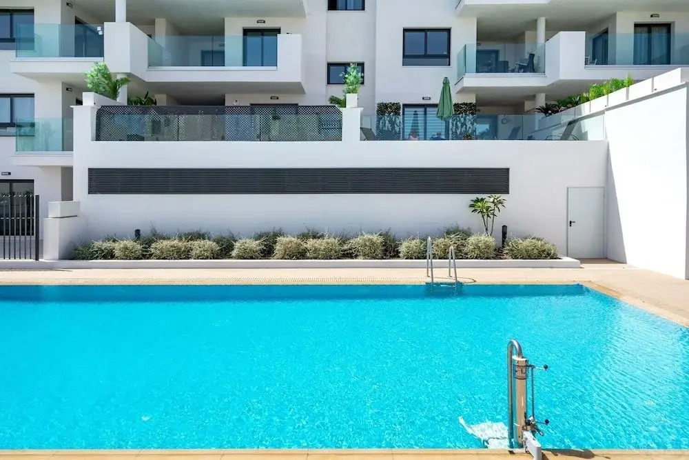 New building with sea view