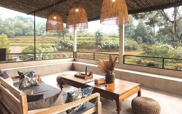 Villa Stella - semi outdoor bath with Amazing View
