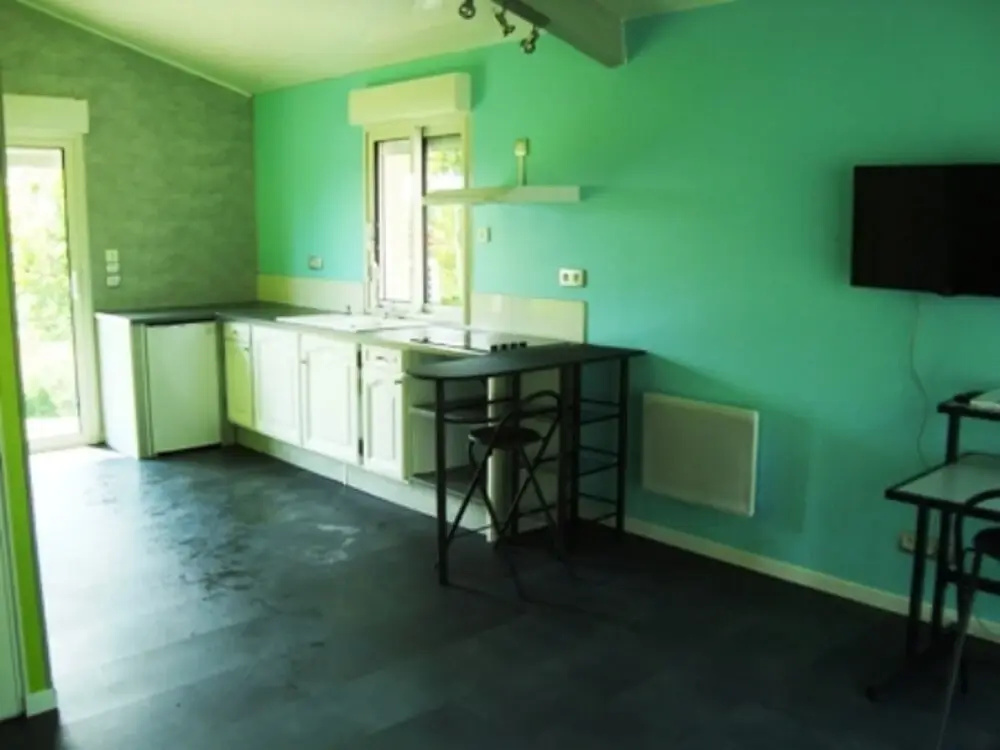 Studio in Pouydraguin, With Pool Access and Terrace