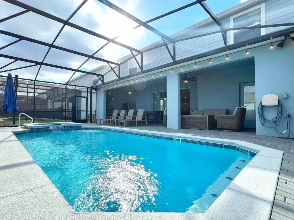 Stunning Themed 7 Bed Pool Home With Theater-3229l 7 Bedroom Home