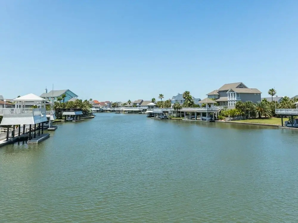 Airy Canalfront Galveston Home by RedAwning