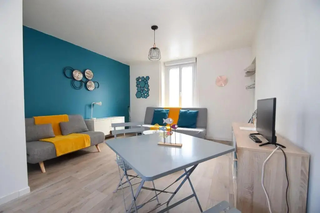 Grand studio au coeur de Dinard à 1min du marché et 6min plage de l'Écluse
