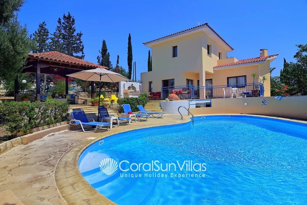 Large Pool Garden, Billiard, Peaceful Area, Near to the Sea, Coral Bay Paphos
