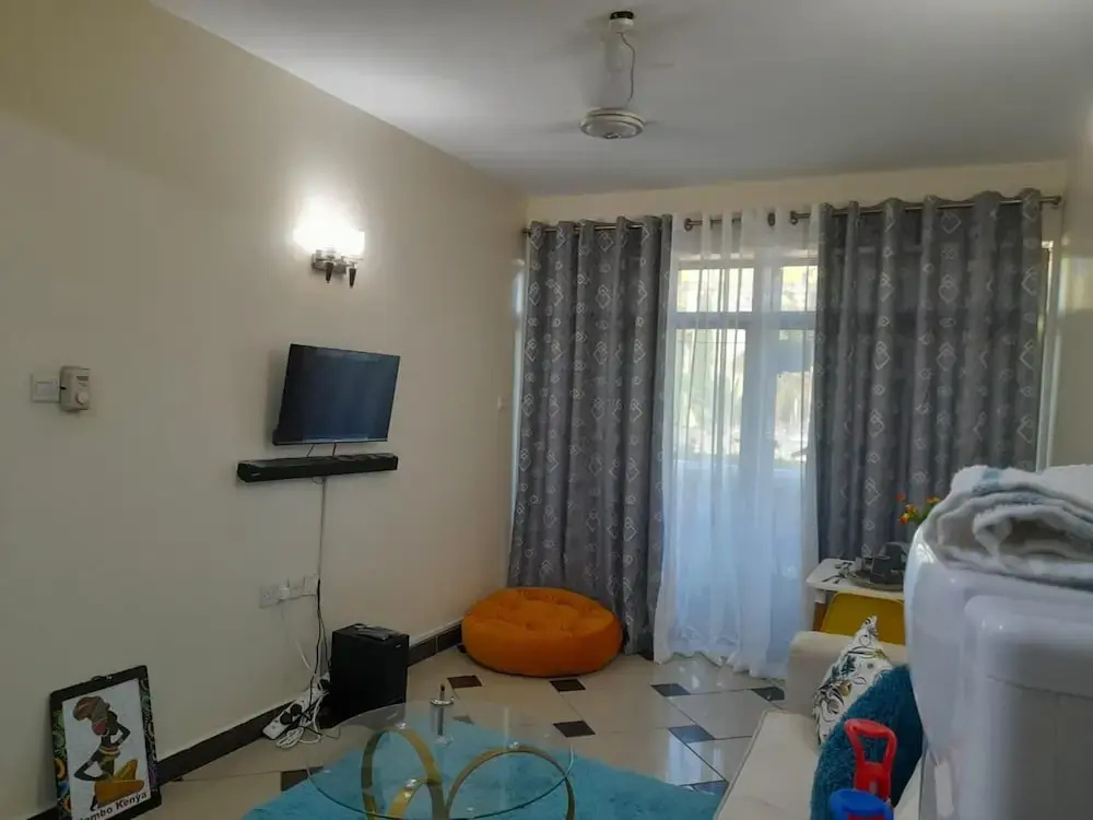Cozy 1-bed Apartment in MSA Shanzu With Pool