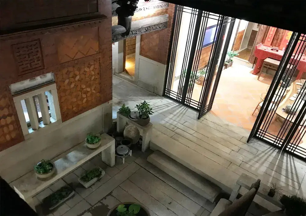 Kinmen redbrick houses across Hope