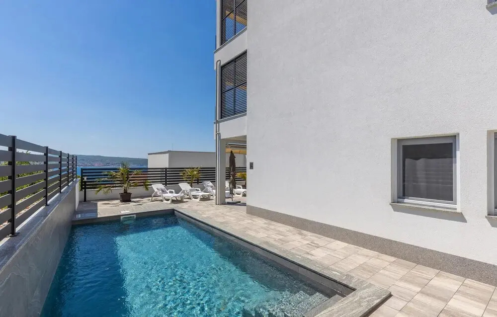 Awesome Apartment in Crikvenica With Outdoor Swimming Pool, Wifi and 3 Bedrooms