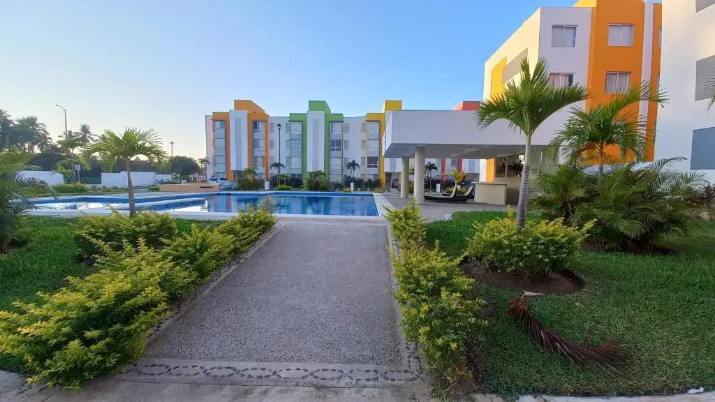 El Arrecife: Apartamento con alberca a 10 minutos de la playa