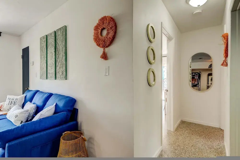 Boho Beach Bliss 2BR Retreat Steps From the Sand