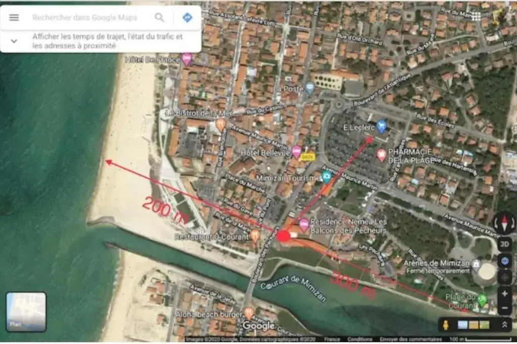 Appartement 200m de l'océan avec piscine extérieure