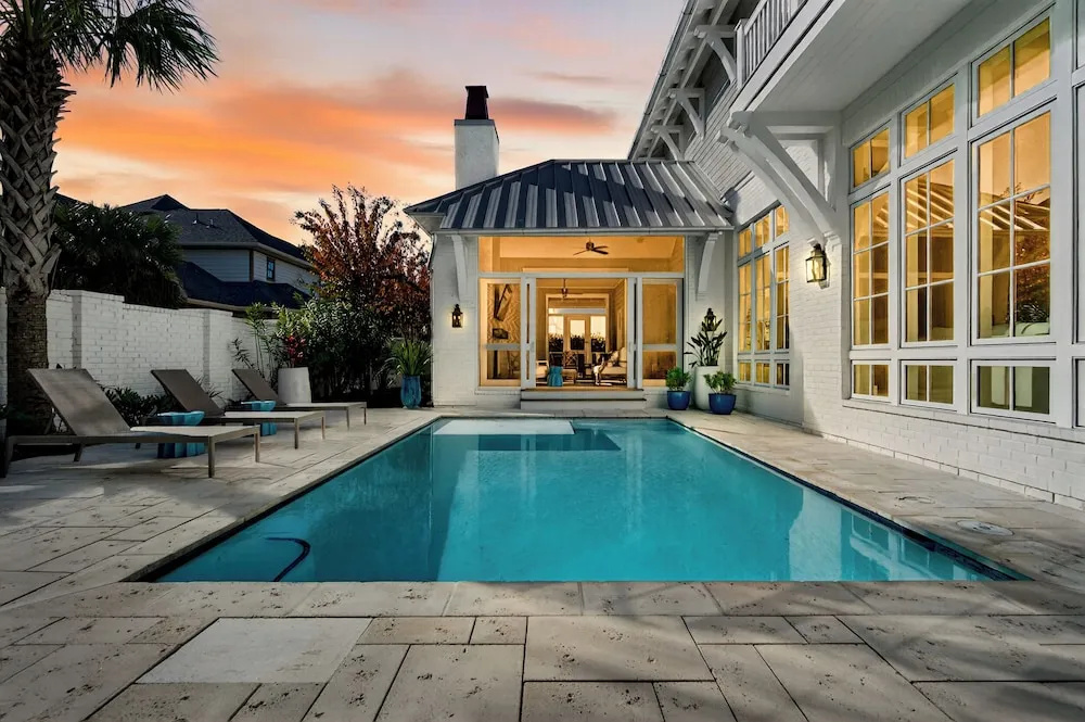 6BR Coastal Retreat With Golf Cart & Heated Pool