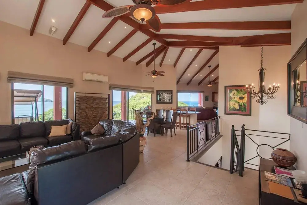 Big Hillside Villa in Potrero with Pool and Panoramic Ocean Views