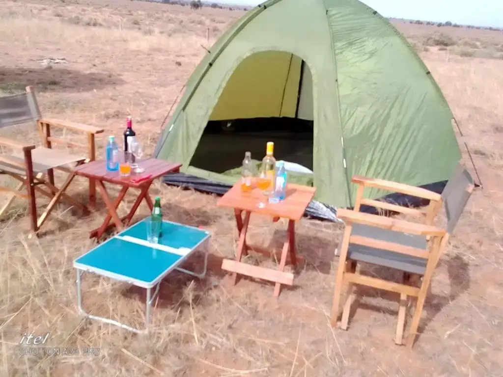 Amanya Double Pitch Tent with Mt Kilimanjaro View