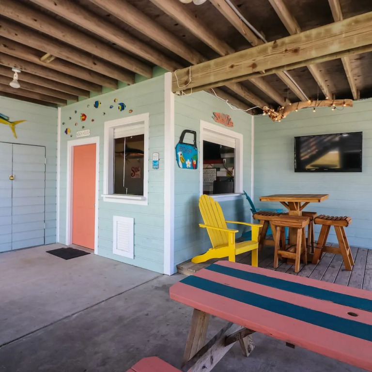 In-home Bar Lounge and Arcade Stay Entertained at The Sea Shed
