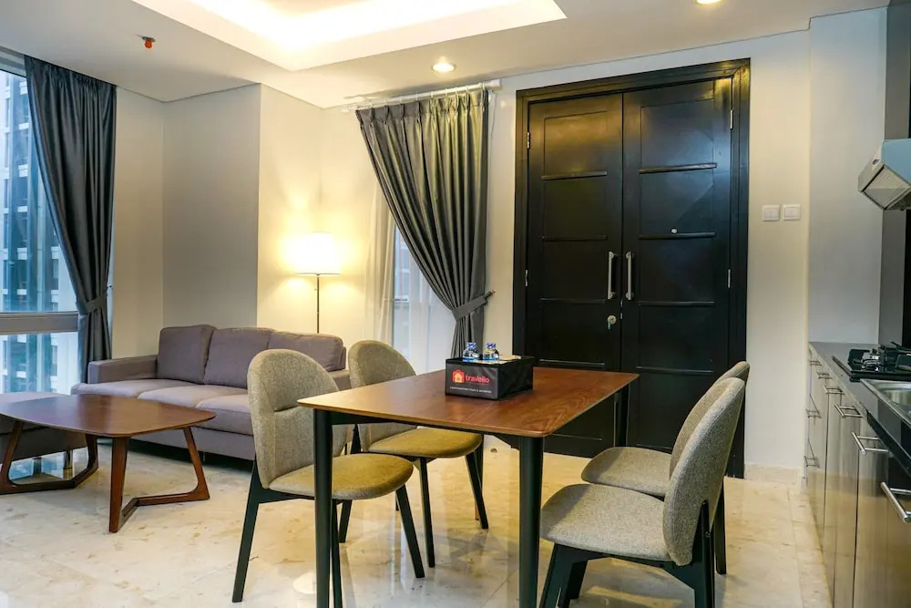 Modern Furnished 2BR at The Empyreal Condominium Epicentrum Apartment