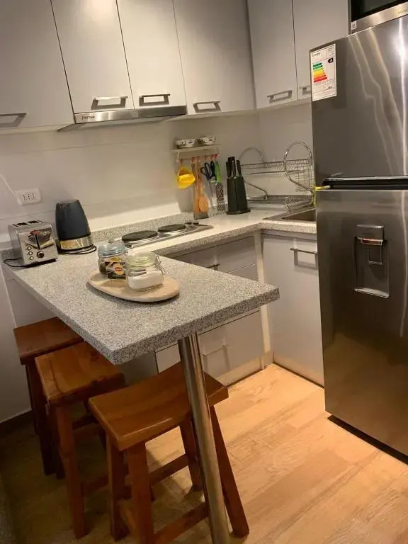 Apartament Condo Amueblado, ENCOMENDEROS 200 El Golf, Las Condes Santiago con vista al Costanera Center