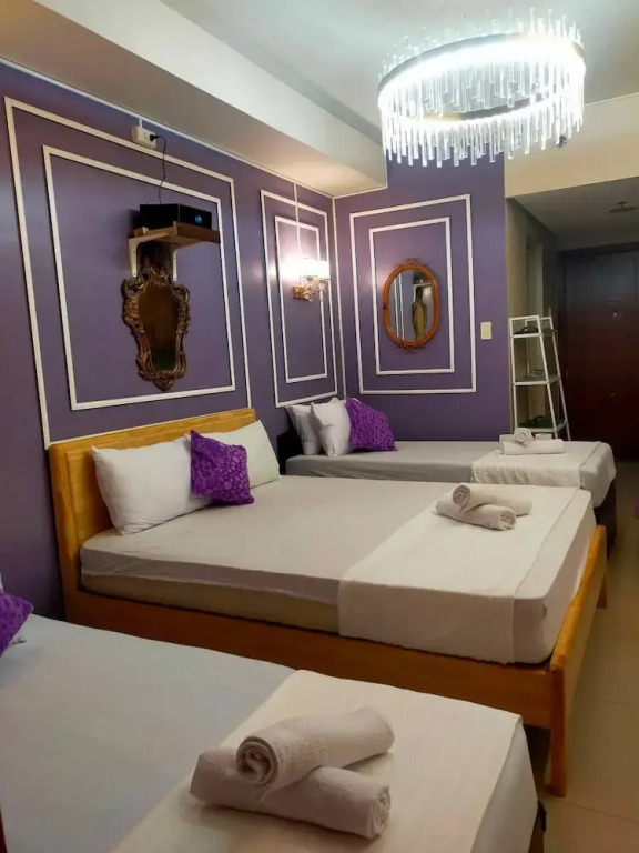 Royal Purple Cinema Room