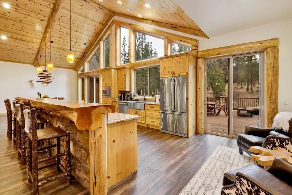 1750-heavenly Log Home 4 Bedroom Chalet by Redawning