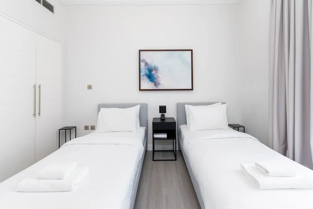 Sleek 3BR Maid s Room w Burj Khalifa View