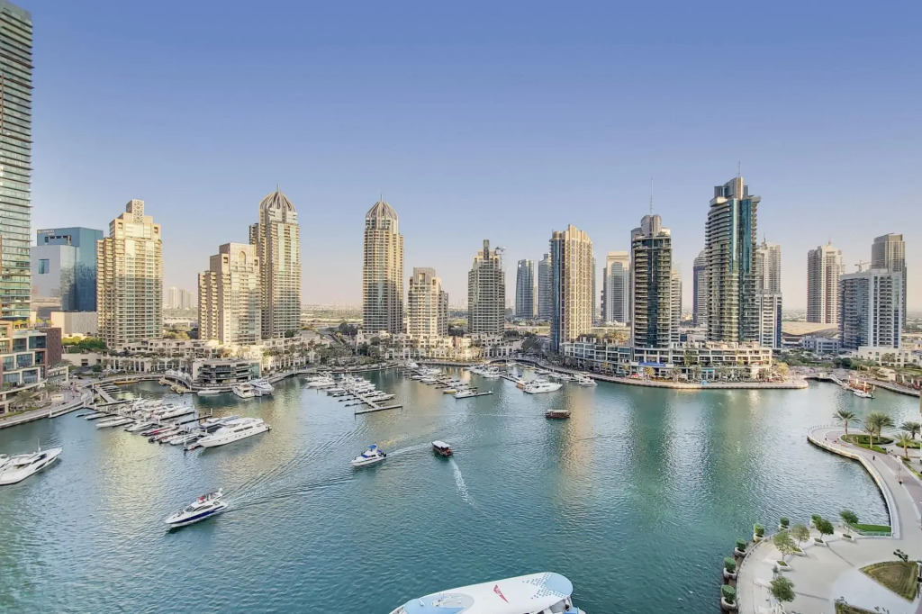 Dubai Marina- Iris Blue 1002