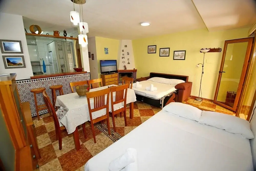 The nearest bungalow to the beach