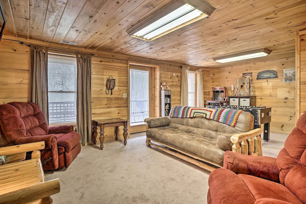 Wraparound Deck & Hot Tub: Cabin in Sevierville