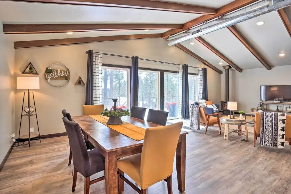 Modern Lead Cabin w/ Private Hot Tub & Fireplace!