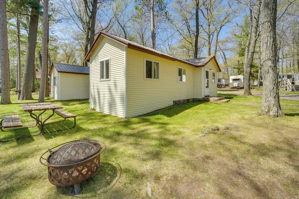 Rustic Cabin w/ Fire Pit, Steps to Sand Lake!