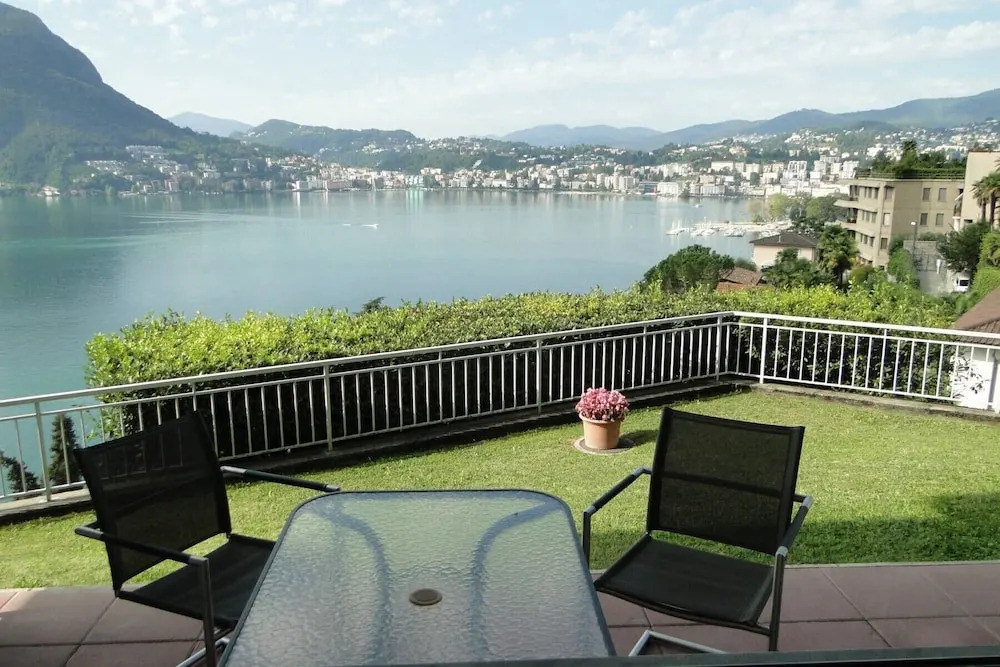 Lugano With Panorama