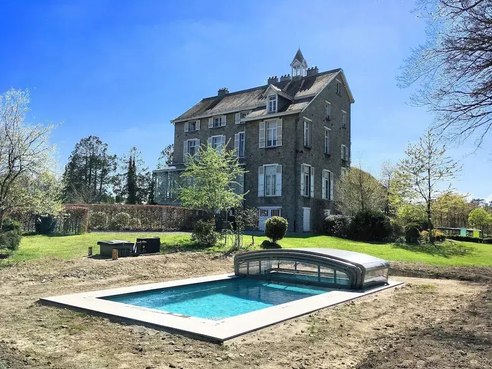 Beautiful manor house in a park near Rochefort