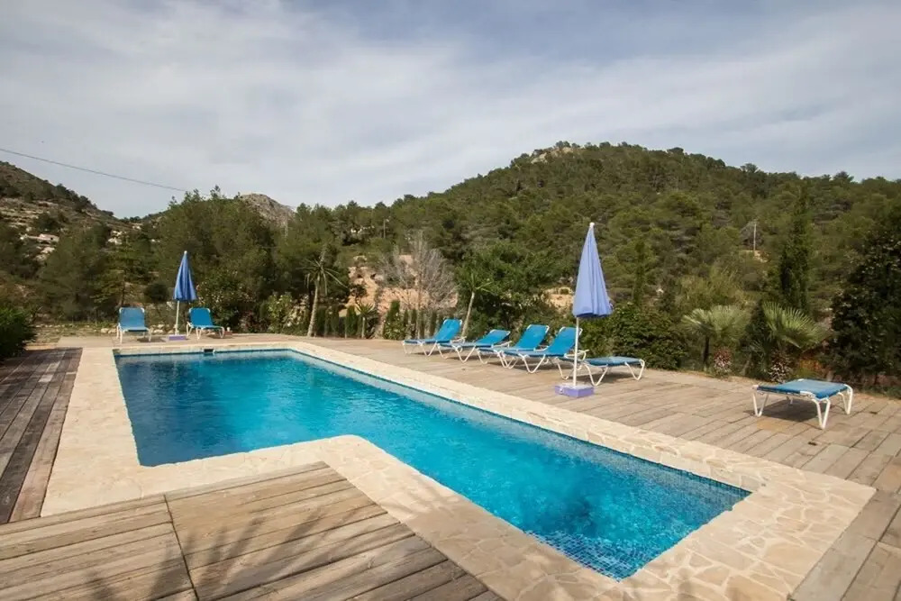 Chalet With 3 Bedrooms in Finestrat, With Wonderful Mountain View, Poo