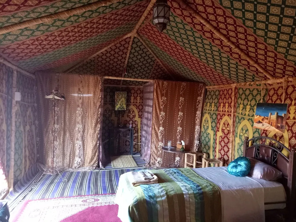 Quiet luxury desert camp
