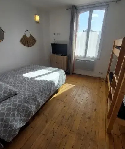 Les Belles Terrasses Dieppe ,3 appartements , LE VEGETAL de 1 à 8 personnes , LE TROPICAL de 1 à 6 personnes , LE FLORAL avec TERRASSE de 1 à 3 personnes , quartier calme au stationnement gratuit à coté de lavenue verte