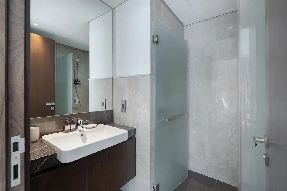 Balcony with City View 2 Bedroom - JLT Dubai Close to Metro & Marina by Heaven Crest Vacation Homes
