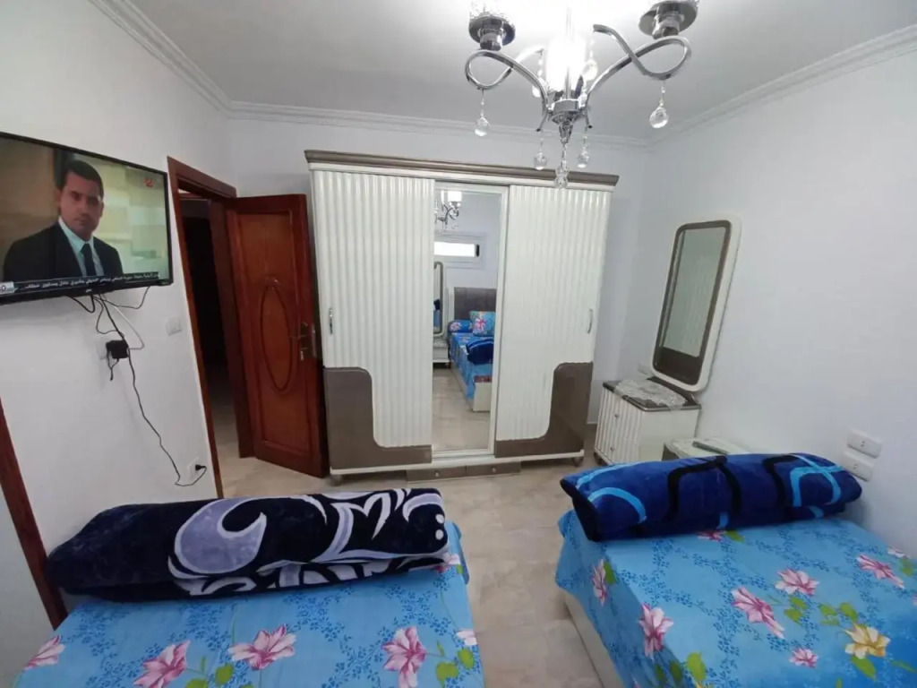 2 bed rooms Chalet, Garden&sea view, first floor , Family only سوبر لوكس شاليه دور اول مستقل المعموره الشاطىء بجوار المنتزه Mamoura Alexandria مع كارنيهات بوابه الدخول للعائلات فقط