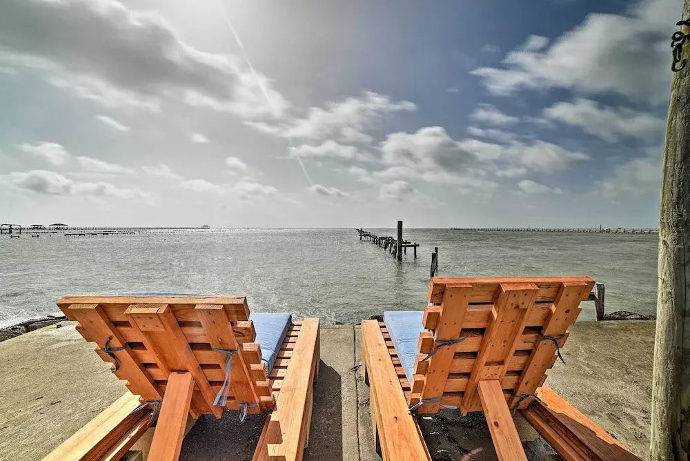 Bayfront Deck: 'casa Pescadores' Rockport Escape