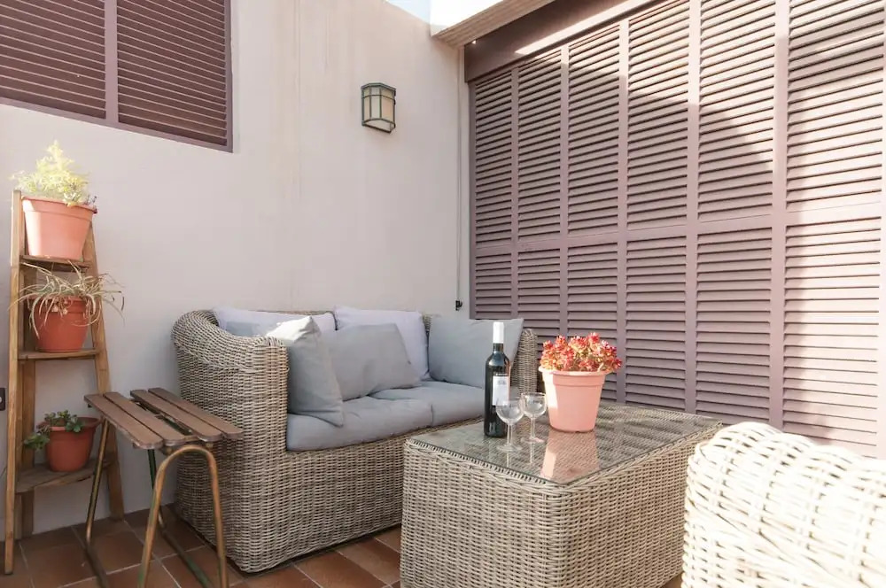 1 bedroom private rooftop terrace