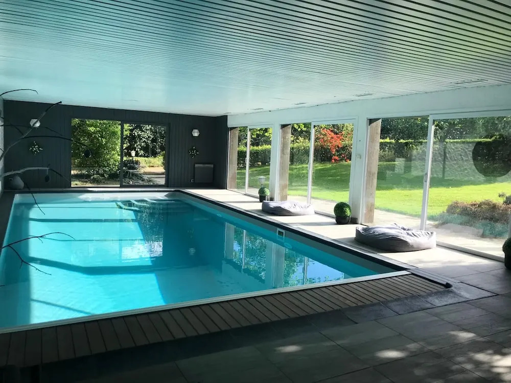 House With 4 Bedrooms in Guipry, With Indoor Pool, Enclosed Garden and