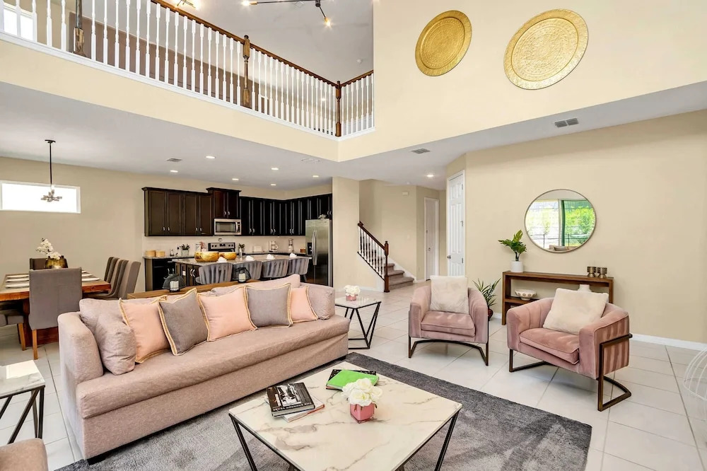 Luxurious Villa with Modern Decor and Huge Pool in Upscale Resort! #6S820