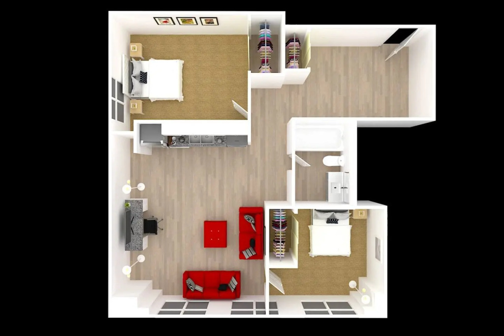 Spacious 2 BR Apt - Loft Style and Open Plan!
