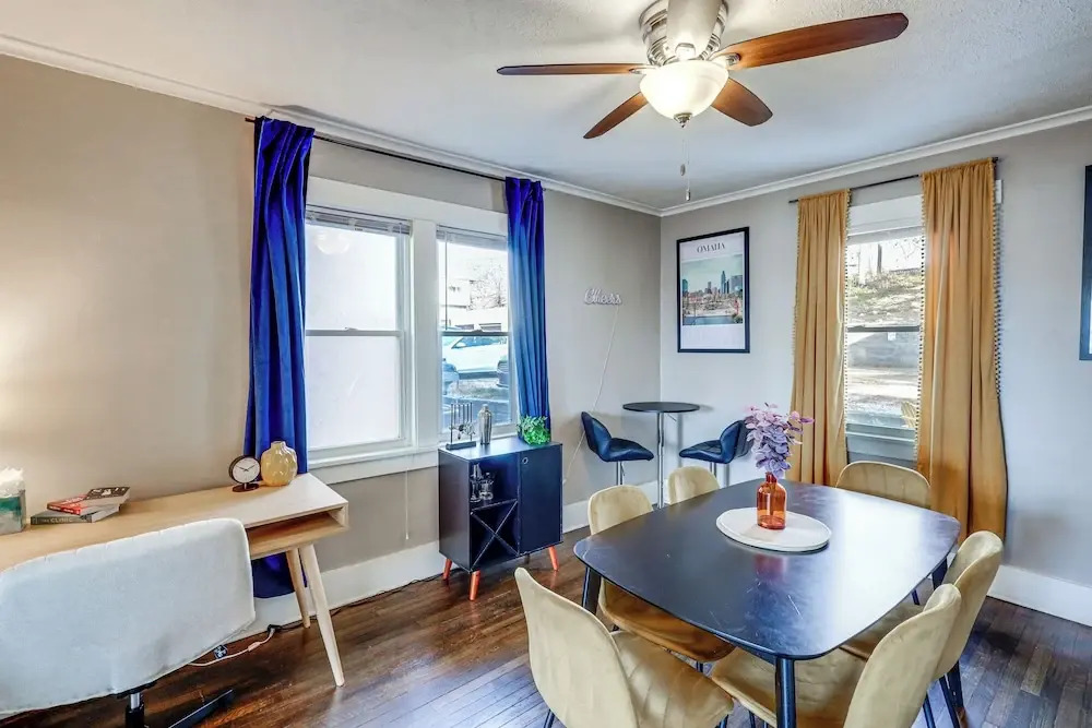 3 Mi to Dtwn: Omaha Escape w/ Game Room & Patio!